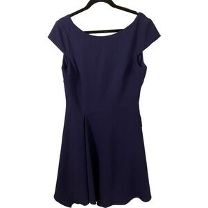 Harper Rose navy knee length dress. Size 12. Beautiful. Fitted at waist.